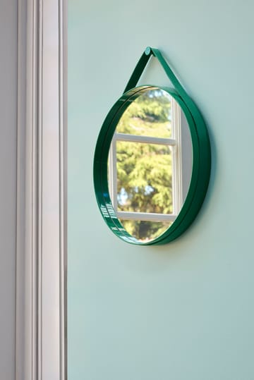 Strap Mirror -peili - Green - HAY