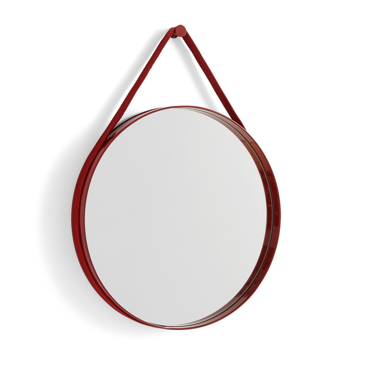 HAY Strap Mirror -peili Red | Skandinaavinen Sisustus | Seinäpeilit | Punainen