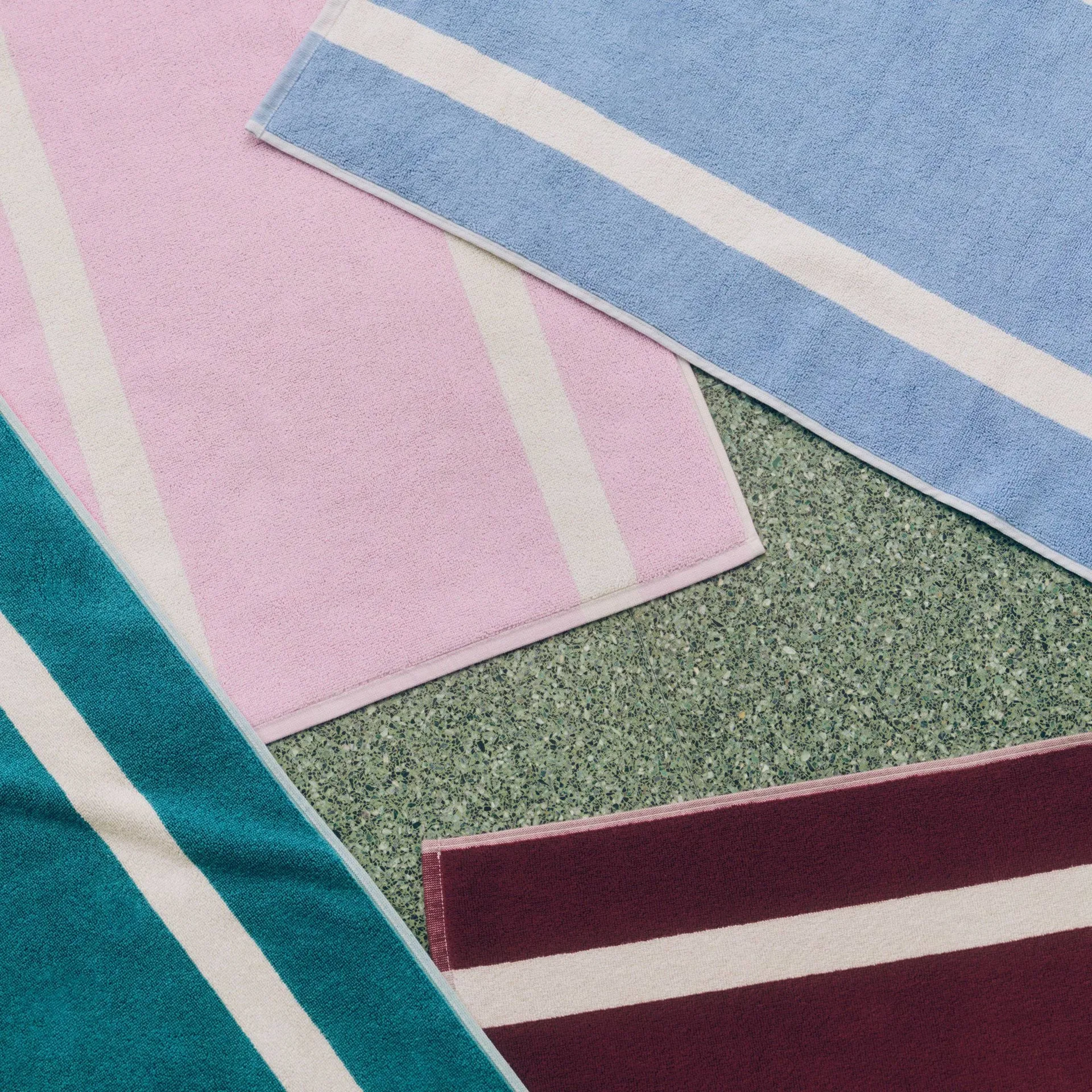 Stripe kylpyhuonematto, Cool pink, 50×80 cm HAY
