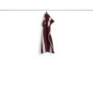 Stripe pyyhe - Burgundy, 40x60 cm - HAY