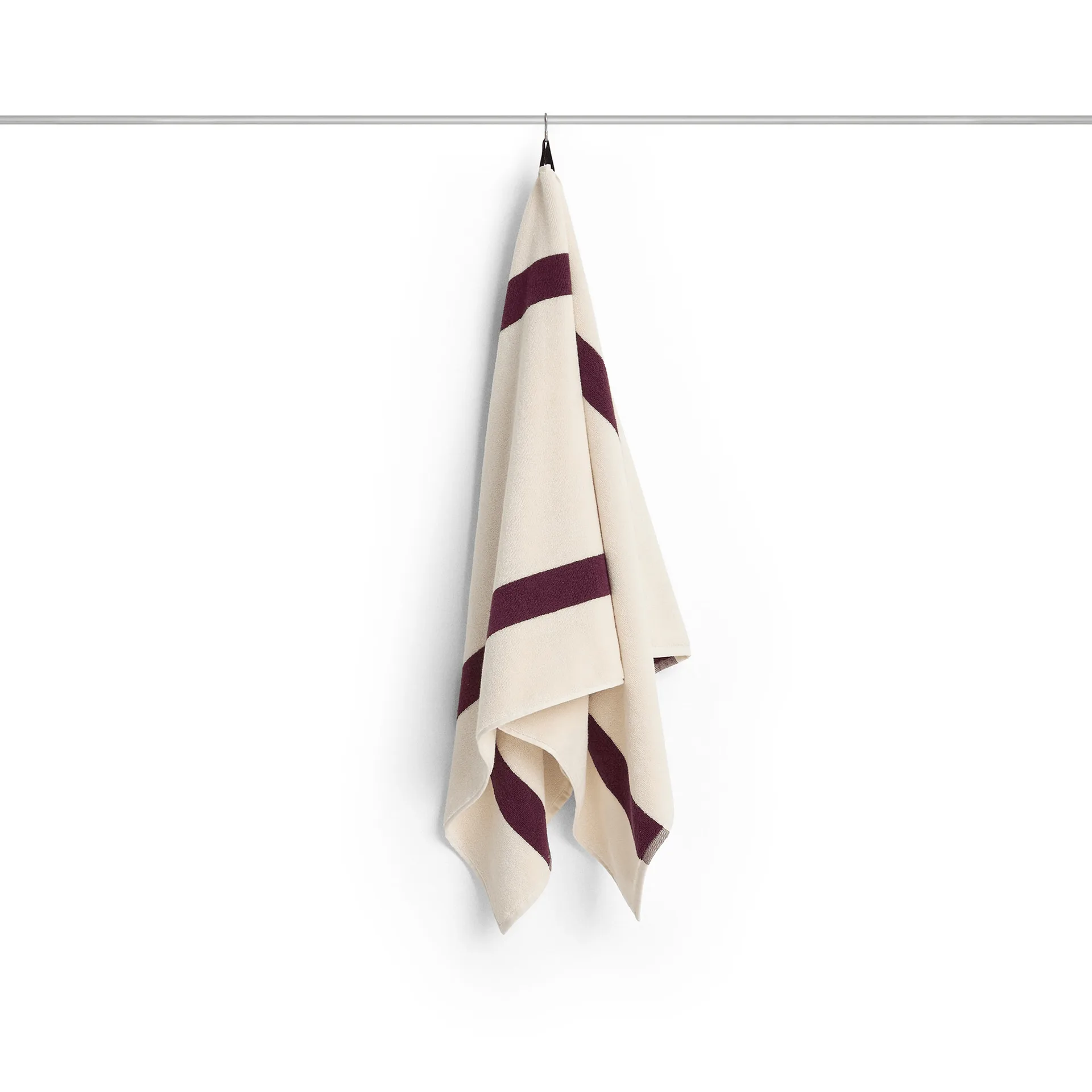 Stripe pyyhe, Burgundy, 70x140 cm HAY
