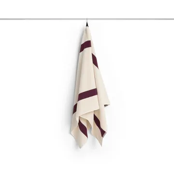 Stripe pyyhe - Burgundy, 70x140 cm - HAY