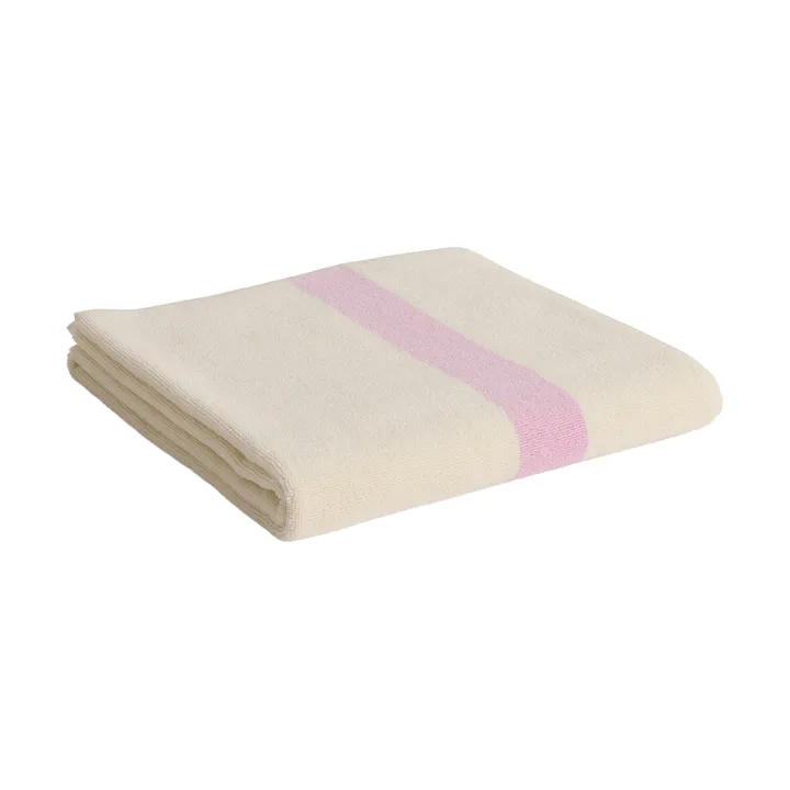 Stripe pyyhe - Cool pink, 70×140 cm - HAY