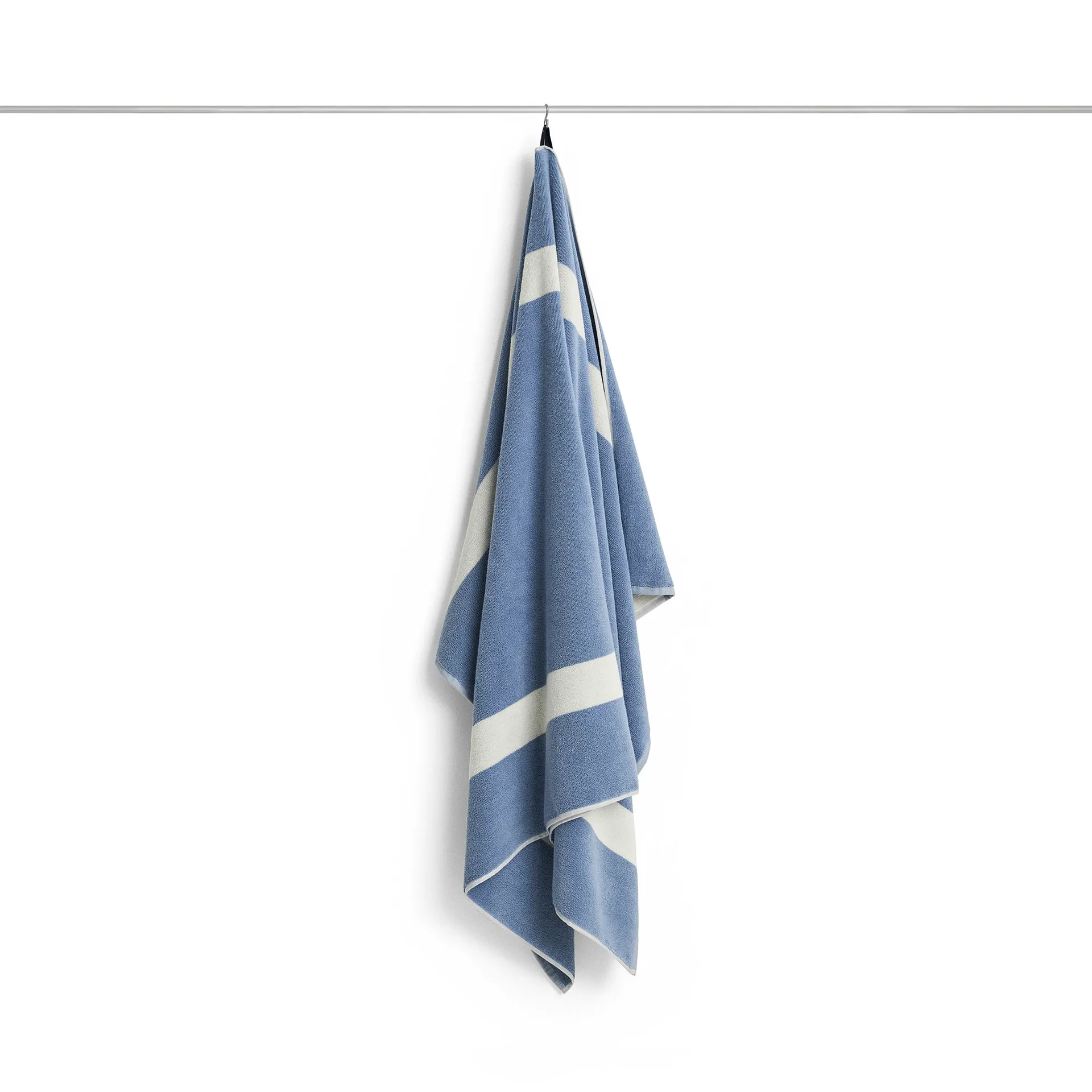 Stripe pyyhe, Dusty blue, 100×150 cm HAY