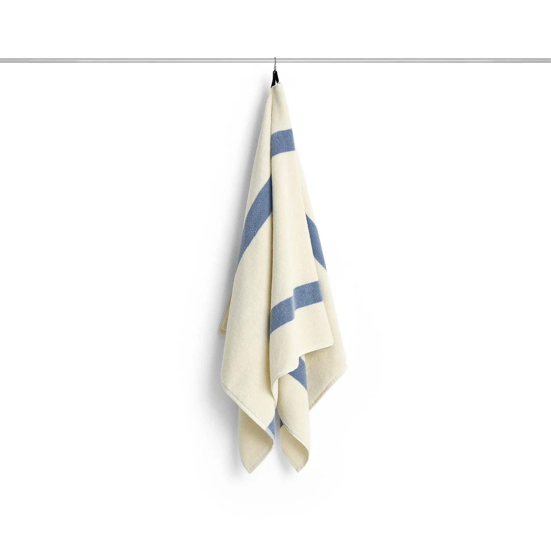Stripe pyyhe, Dusty blue, 70×140 cm HAY