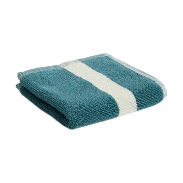 Stripe pyyhe - Petrol blue, 30x30 - HAY