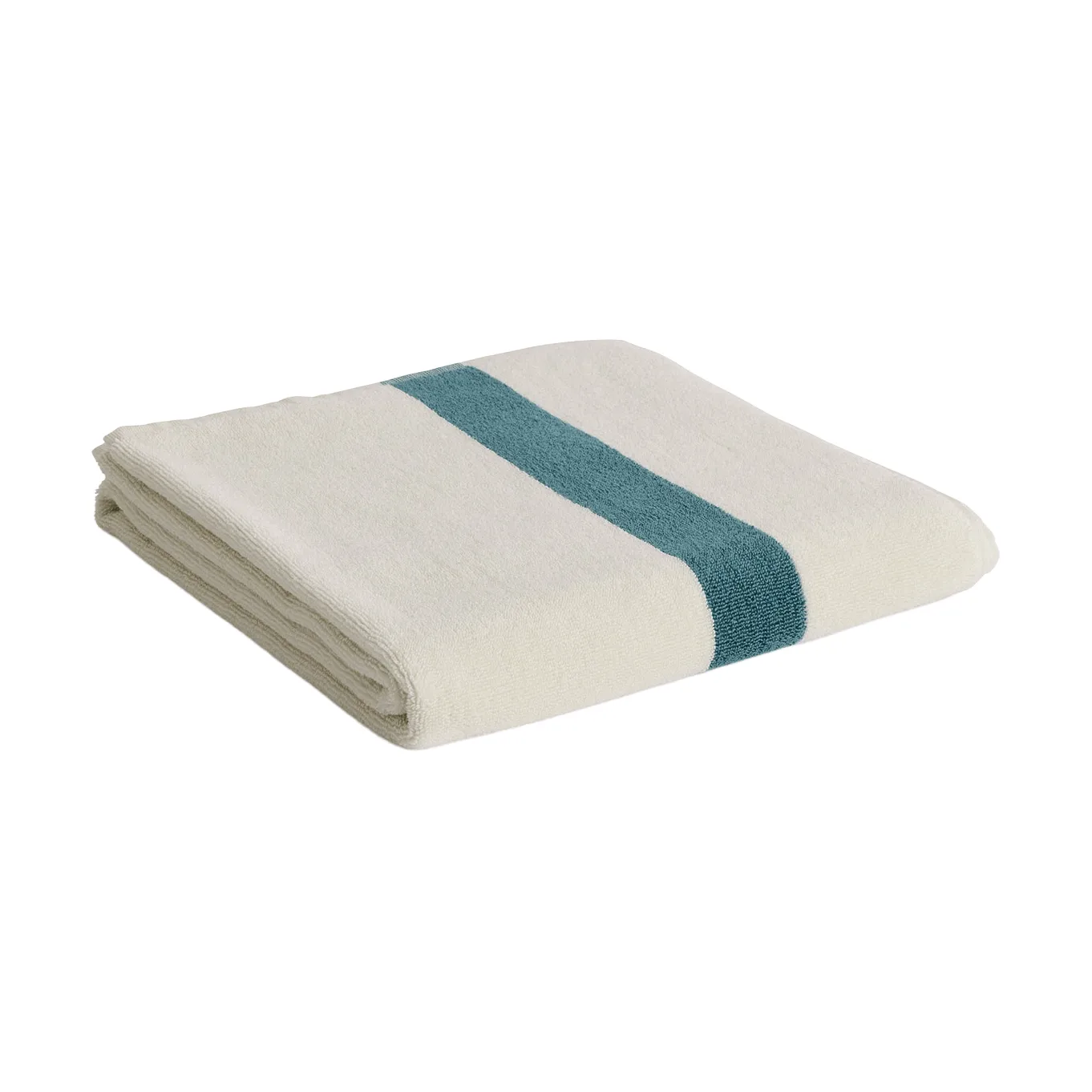 Stripe pyyhe, Petrol blue, 70×140 cm HAY