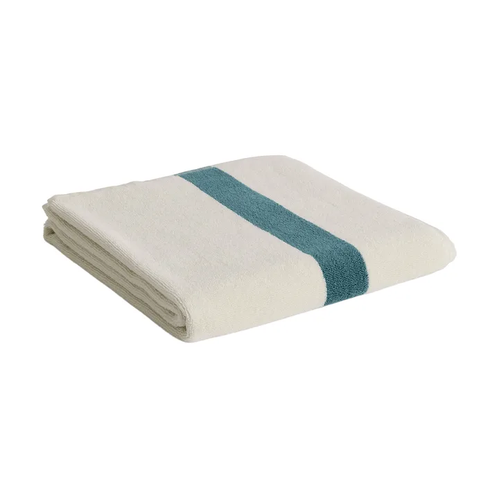 Stripe pyyhe - Petrol blue, 70×140 cm - HAY