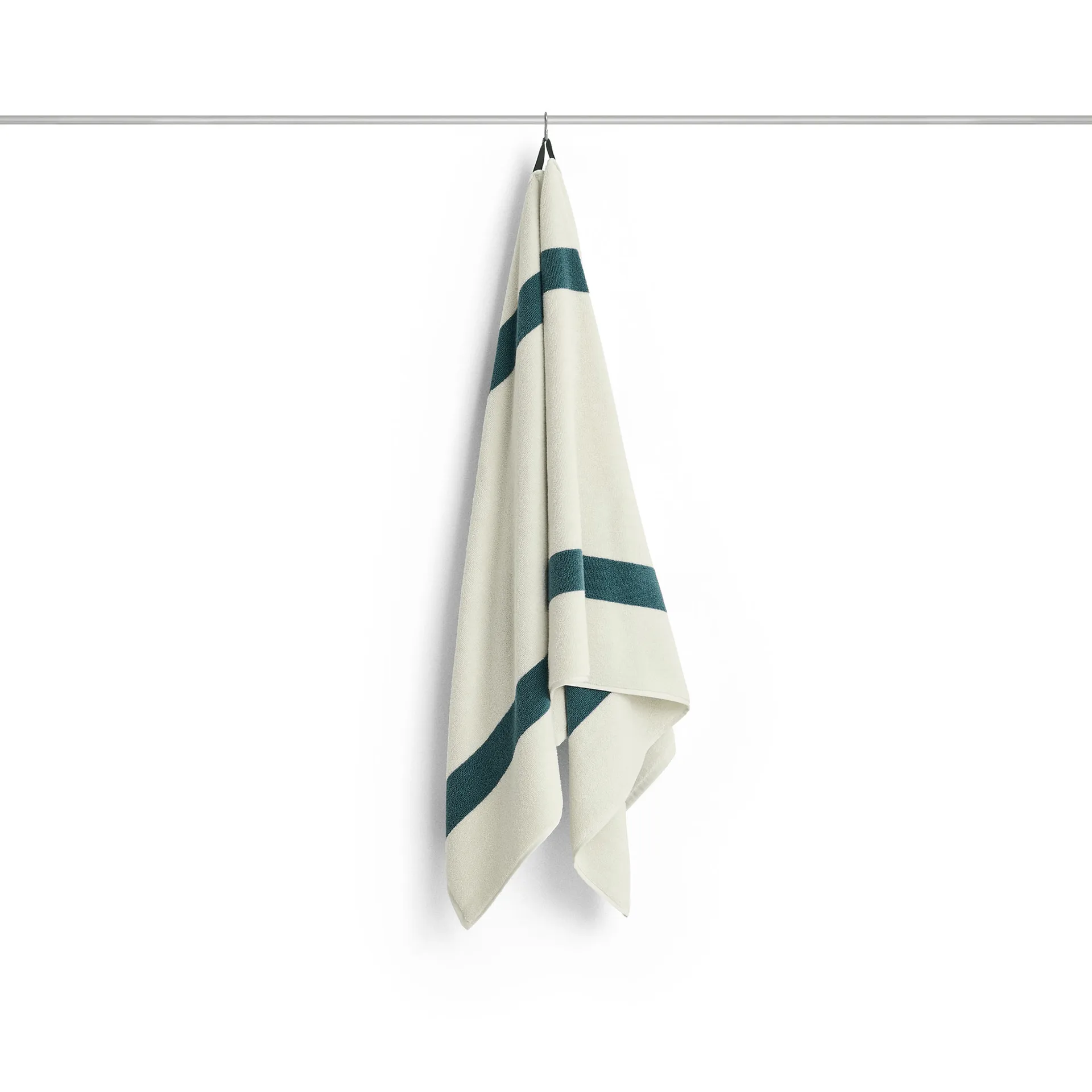 Stripe pyyhe, Petrol blue, 70×140 cm HAY