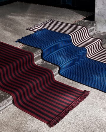 Stripes and Stripes -matto 60 x 200 cm - Blue - HAY