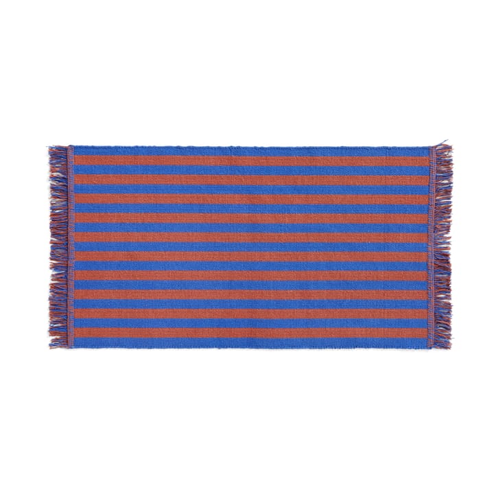 Stripes and Stripes -ovimatto 52 x 95 cm - Cacao sky - HAY