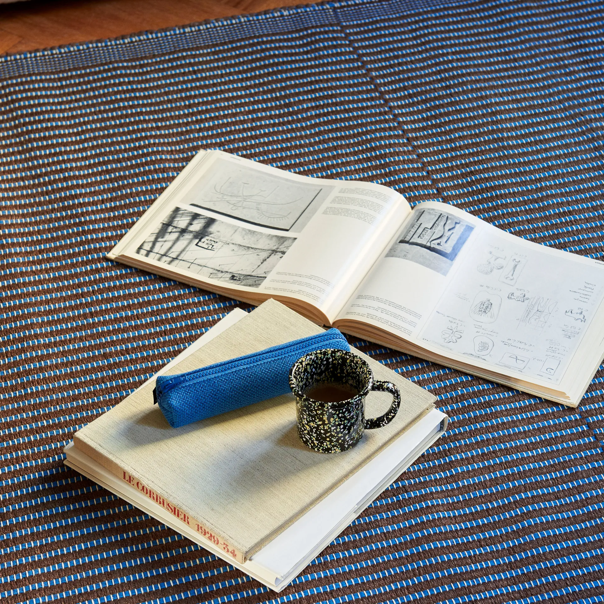 Tapis matto 140x200 cm, Chestnut-blue HAY