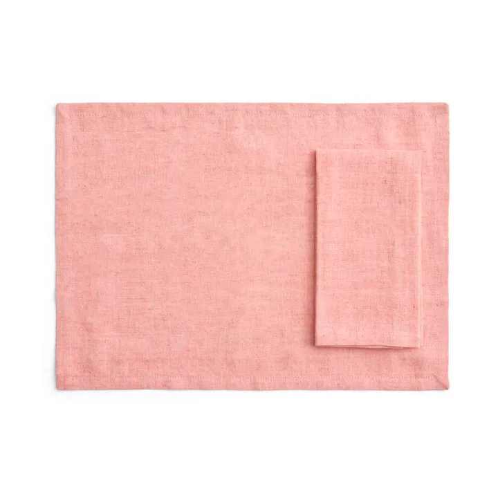 Tavolo tablettiliina/lautasliina 4-pack. - Soft coral - HAY