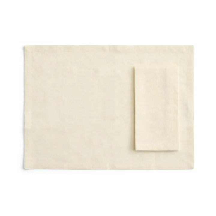 Tavolo tablettiliina/lautasliina 4-pack. - Soft yellow - HAY