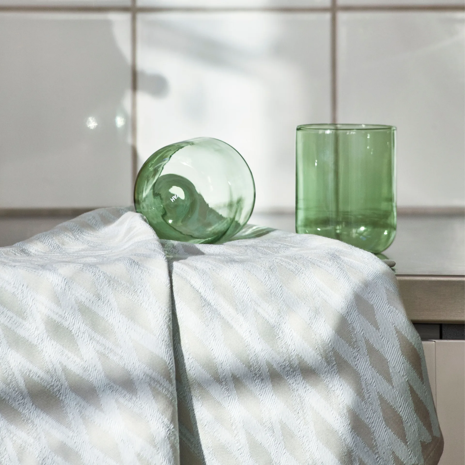 Tea Towel Marker diamond keittiöpyyhe, 2-pakkaus, No 2 HAY