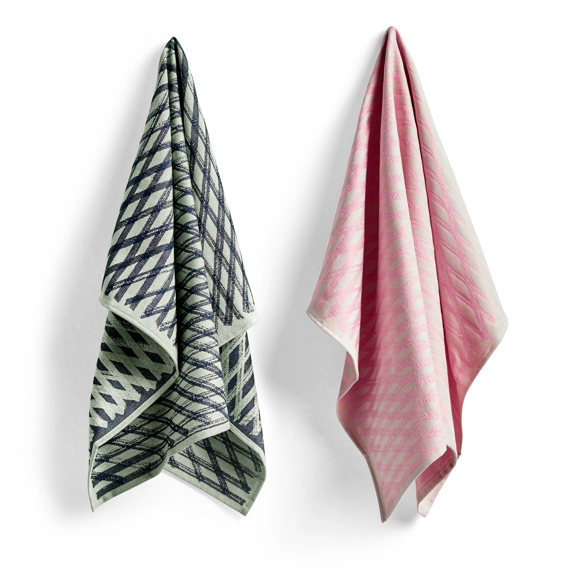 Tea Towel Marker diamond keittiöpyyhe, 2-pakkaus, No 4 HAY