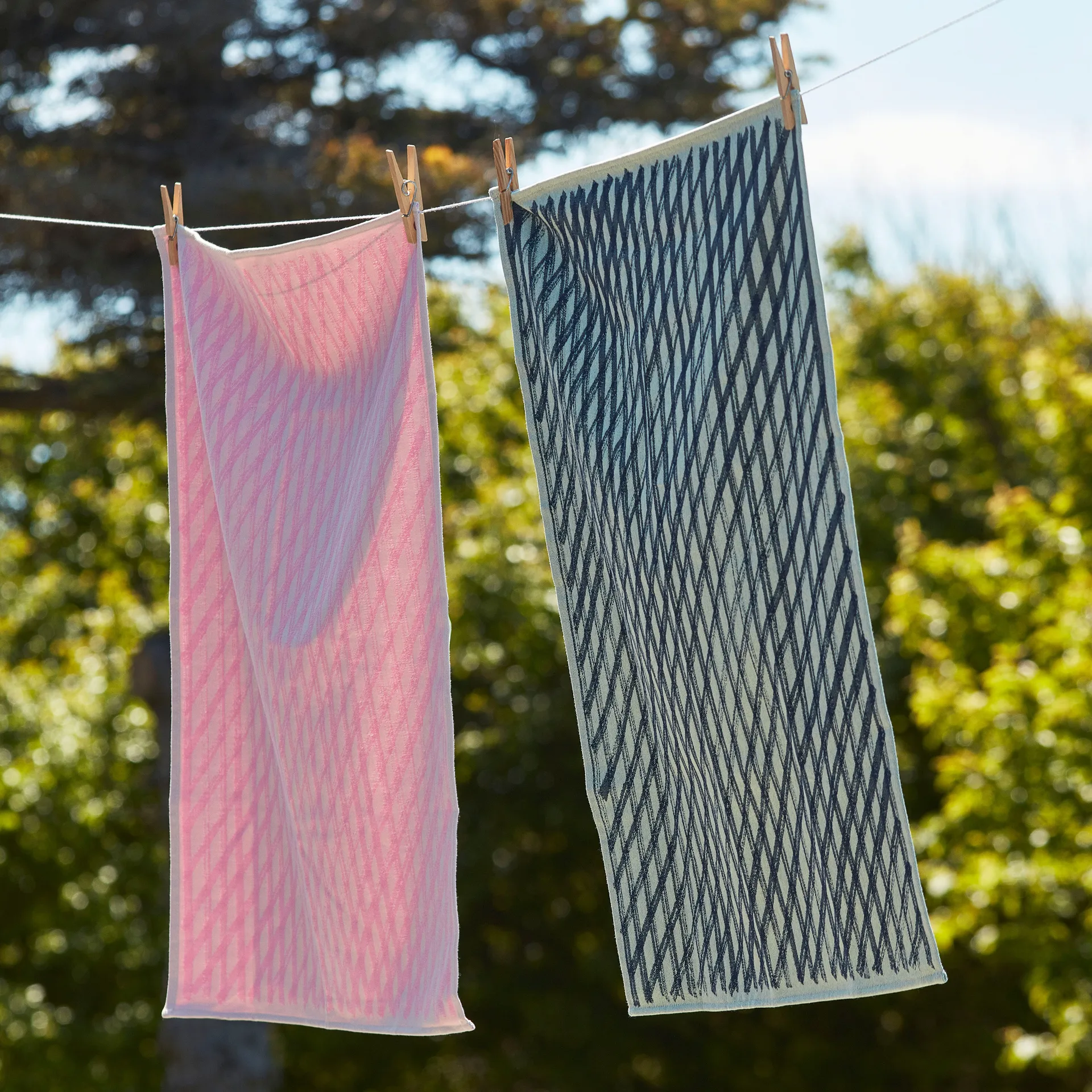 Tea Towel Marker diamond keittiöpyyhe, 2-pakkaus, No 4 HAY