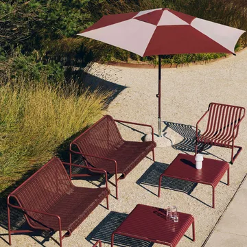 Terrazza Octagon aurinkovarjo - Off-white-burgundy - HAY