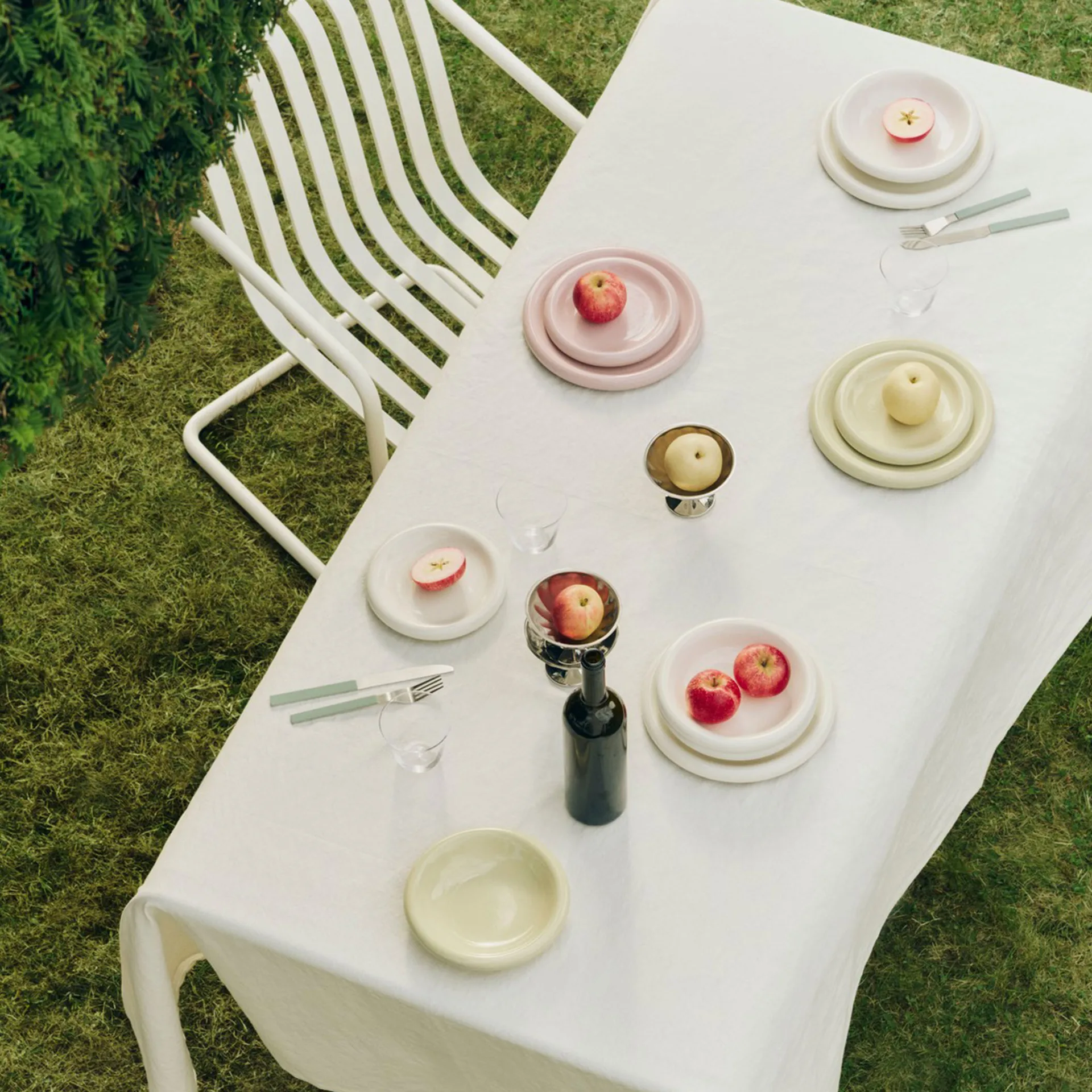 Terrazza pöytäliina, Cream, 230x150 cm HAY