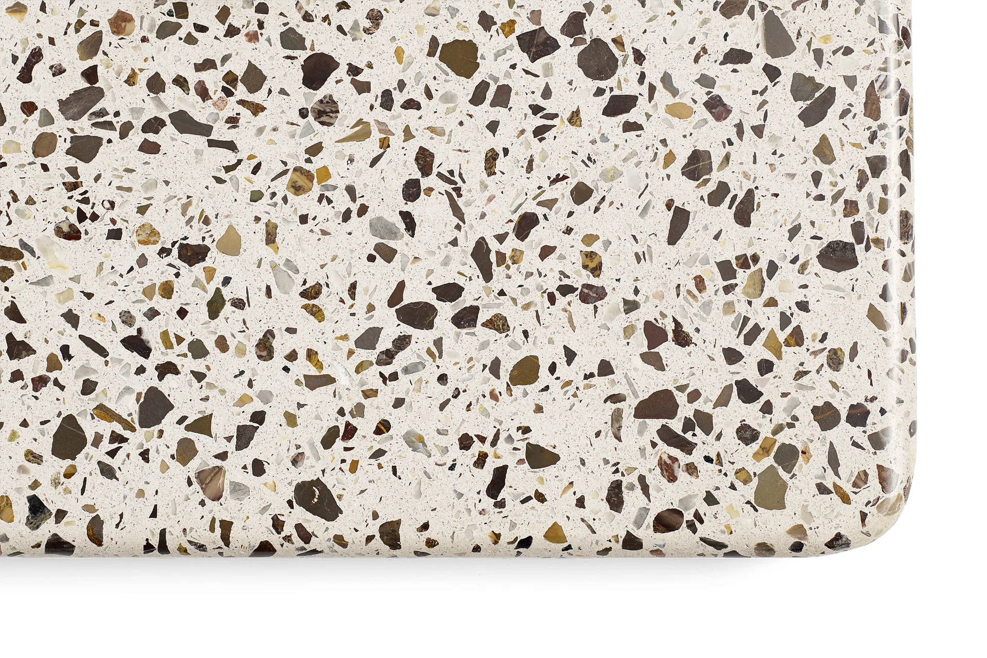 Terrazzo ruokapöytä Ø70 cm, Grey terrazzo-anthracite HAY