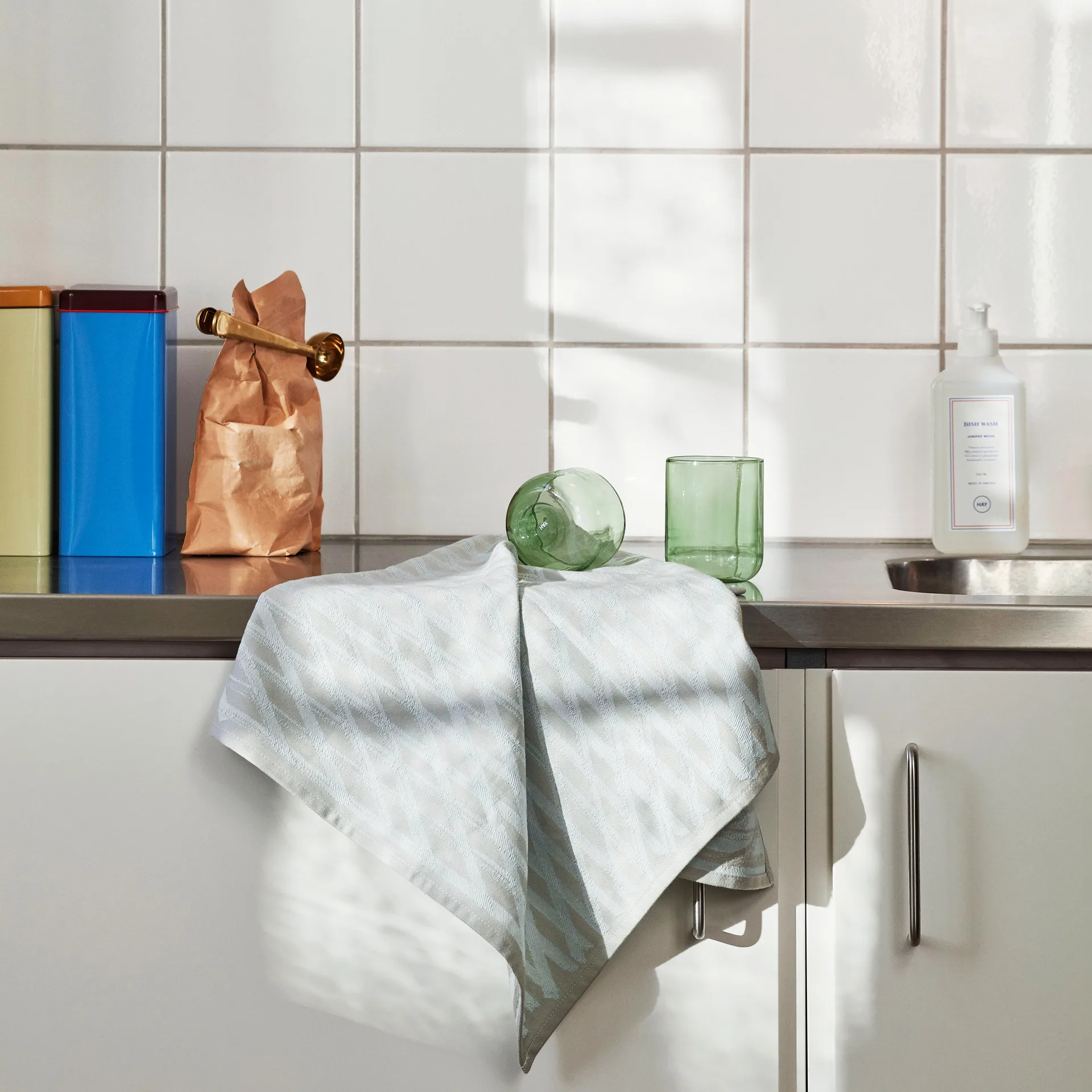 Tin by Sowden -peltipurkki, Sininen HAY