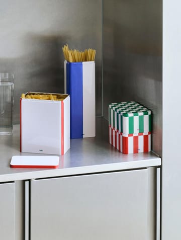 Tin Container säilytyspurkki medium - Black-off white - HAY