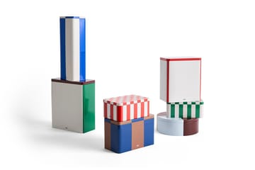 Tin Container säilytyspurkki medium - Brown-midnight blue - HAY