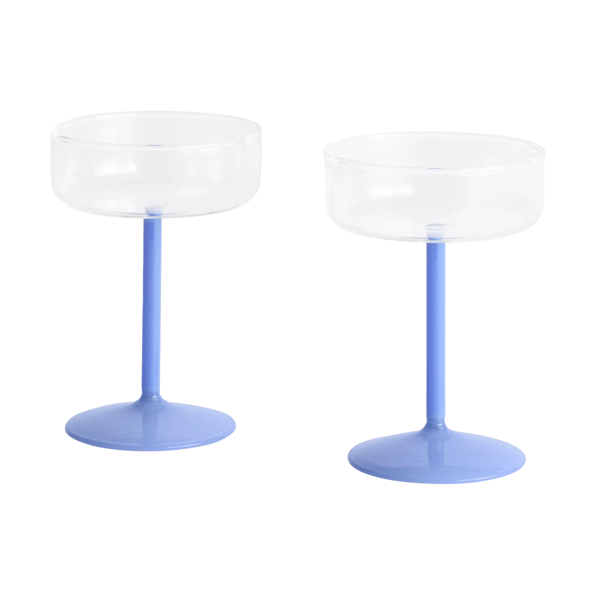 Tint coupe lasi 20 cl 2-pakkaus, Clear-jade light blue HAY