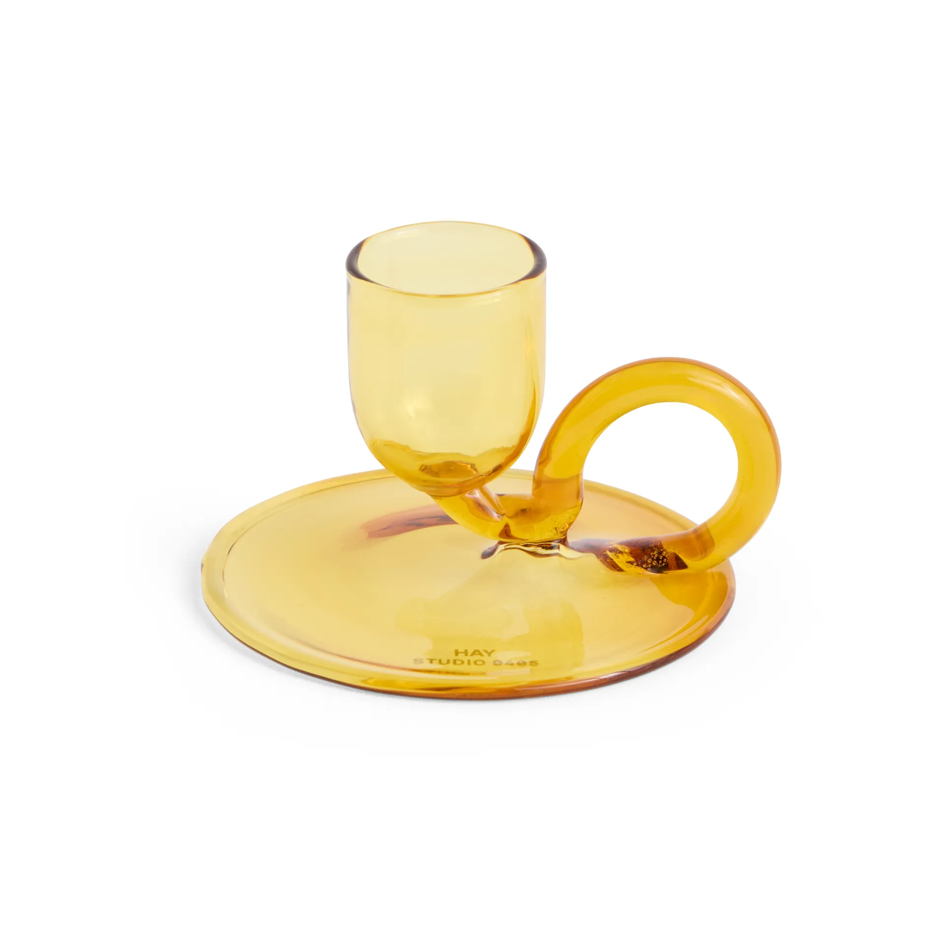 Tiny kynttilänjalka curved, Yellow HAY