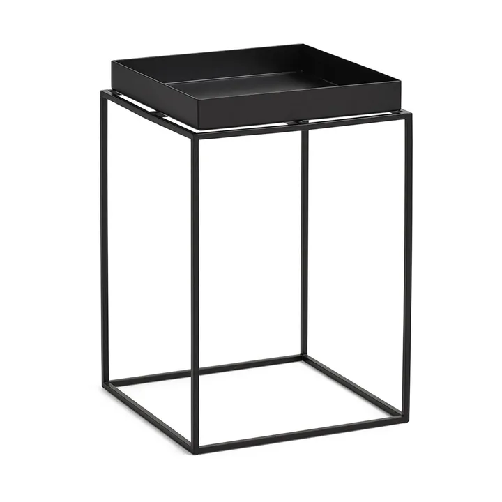 Tray Table keskikokoinen tarjoilupöytä - Musta, 30x30x44 cm - HAY