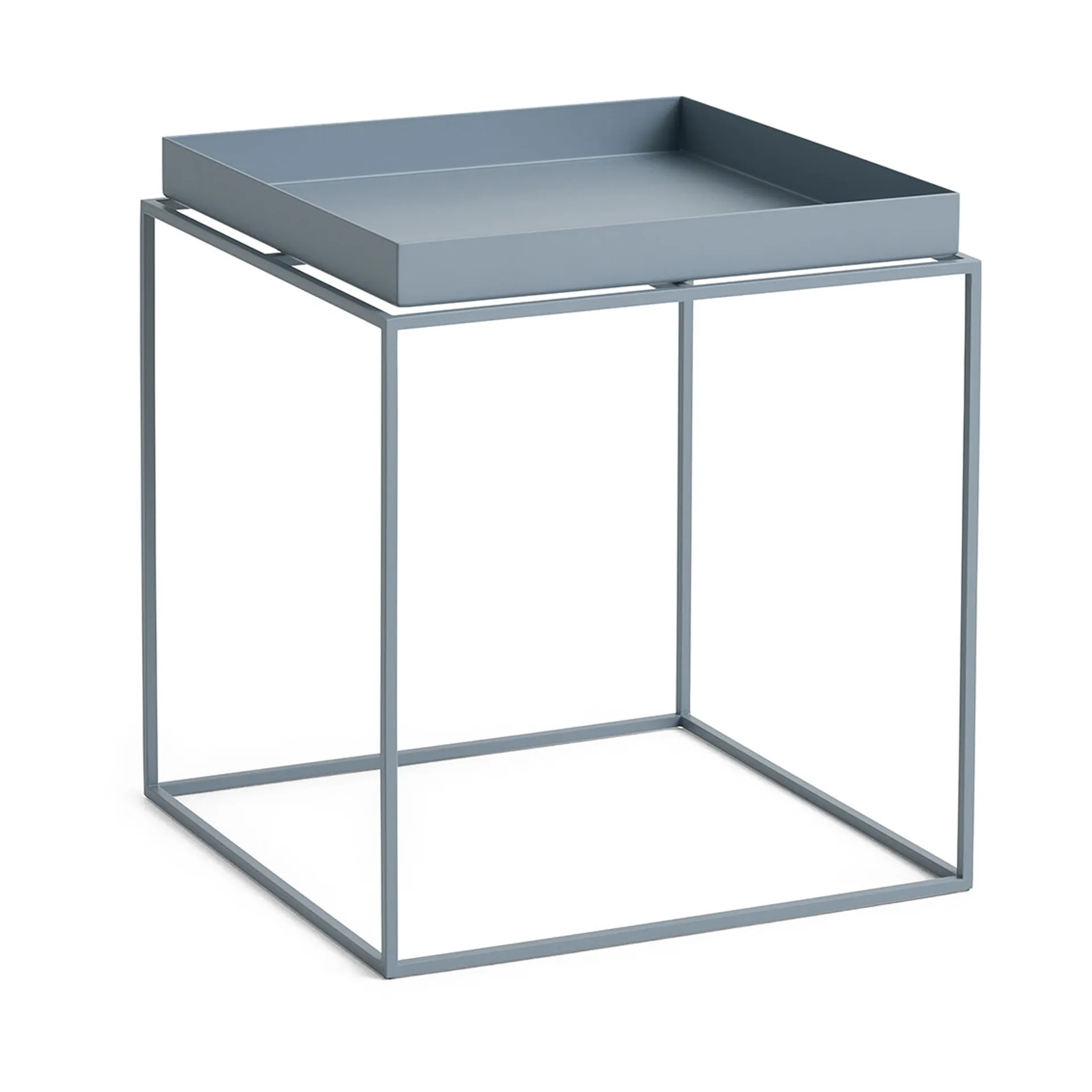 Tray Table keskikokoinen tarjoilupöytä, Pigeon blue, 40x40x44 cm HAY