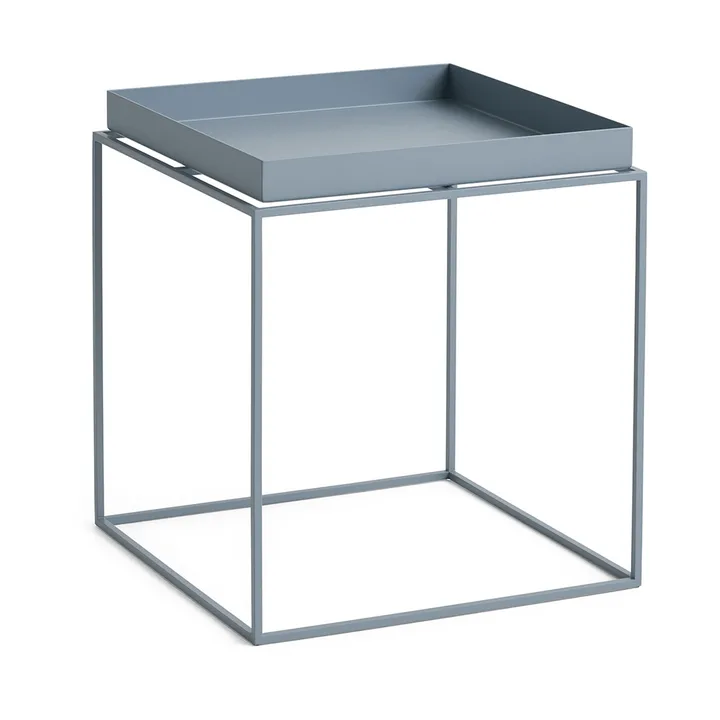 Tray Table keskikokoinen tarjoilupöytä - Pigeon blue, 40x40x44 cm - HAY