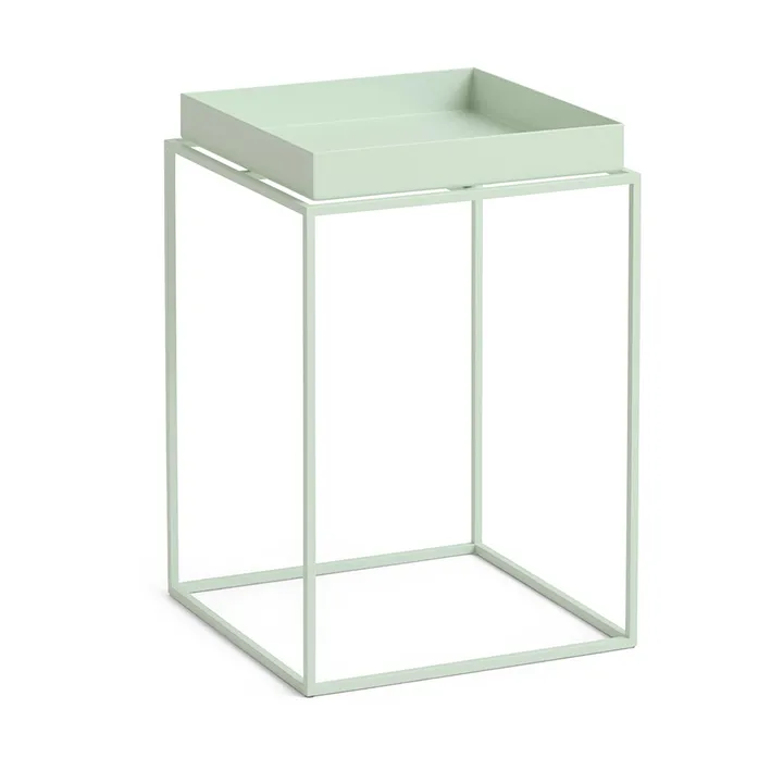 Tray Table keskikokoinen tarjoilupöytä - Soft mint, 30x30x44 cm - HAY