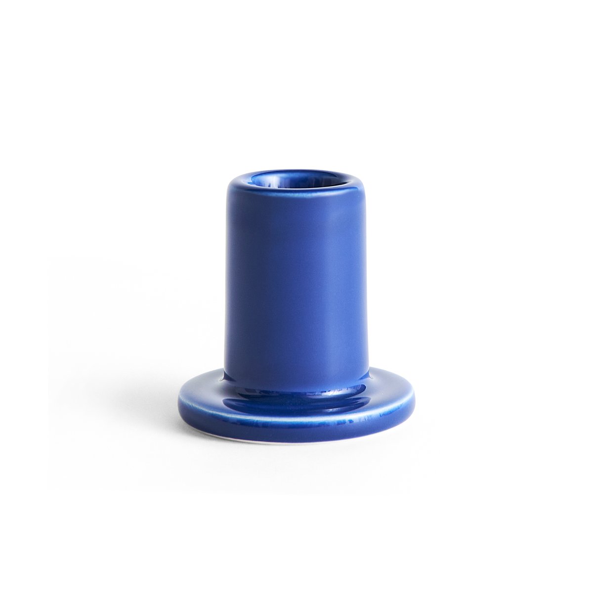 HAY Tube kynttilänjalka 5 cm Blue | Skandinaavinen Sisustus | Kynttilänjalat & Kyntteliköt | Sininen