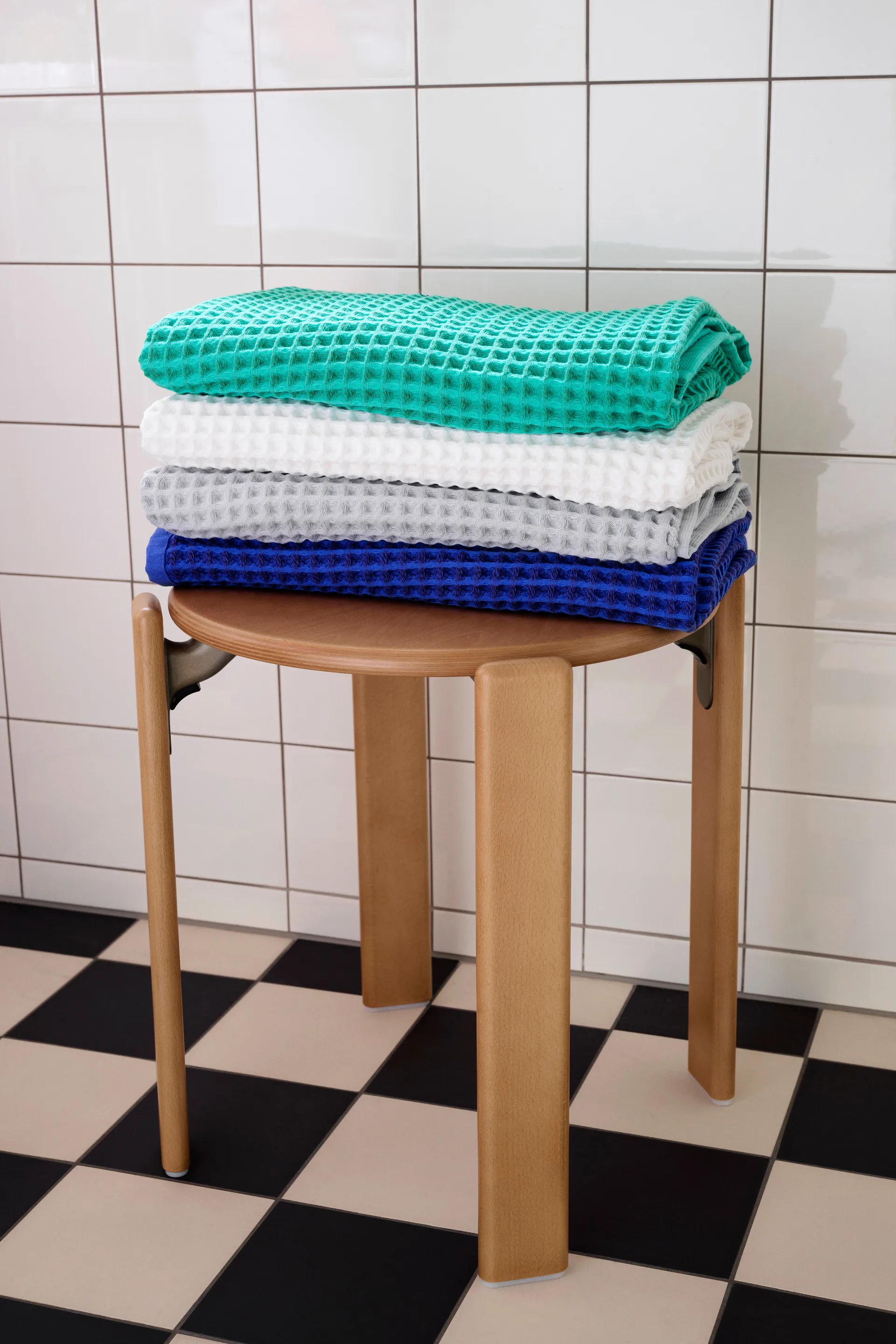 Waffle kylpypyyhe 70 x 140 cm, Grey HAY