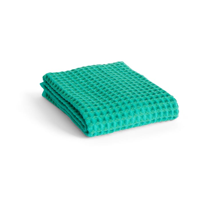 Waffle pyyhe 50 x 100 cm - Emerald green - HAY