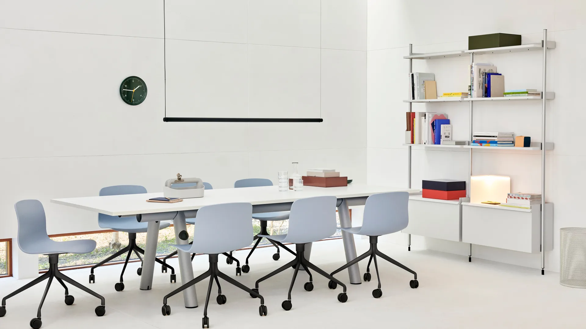 Wall Clock -seinäkello Ø 26,5 cm, Green HAY