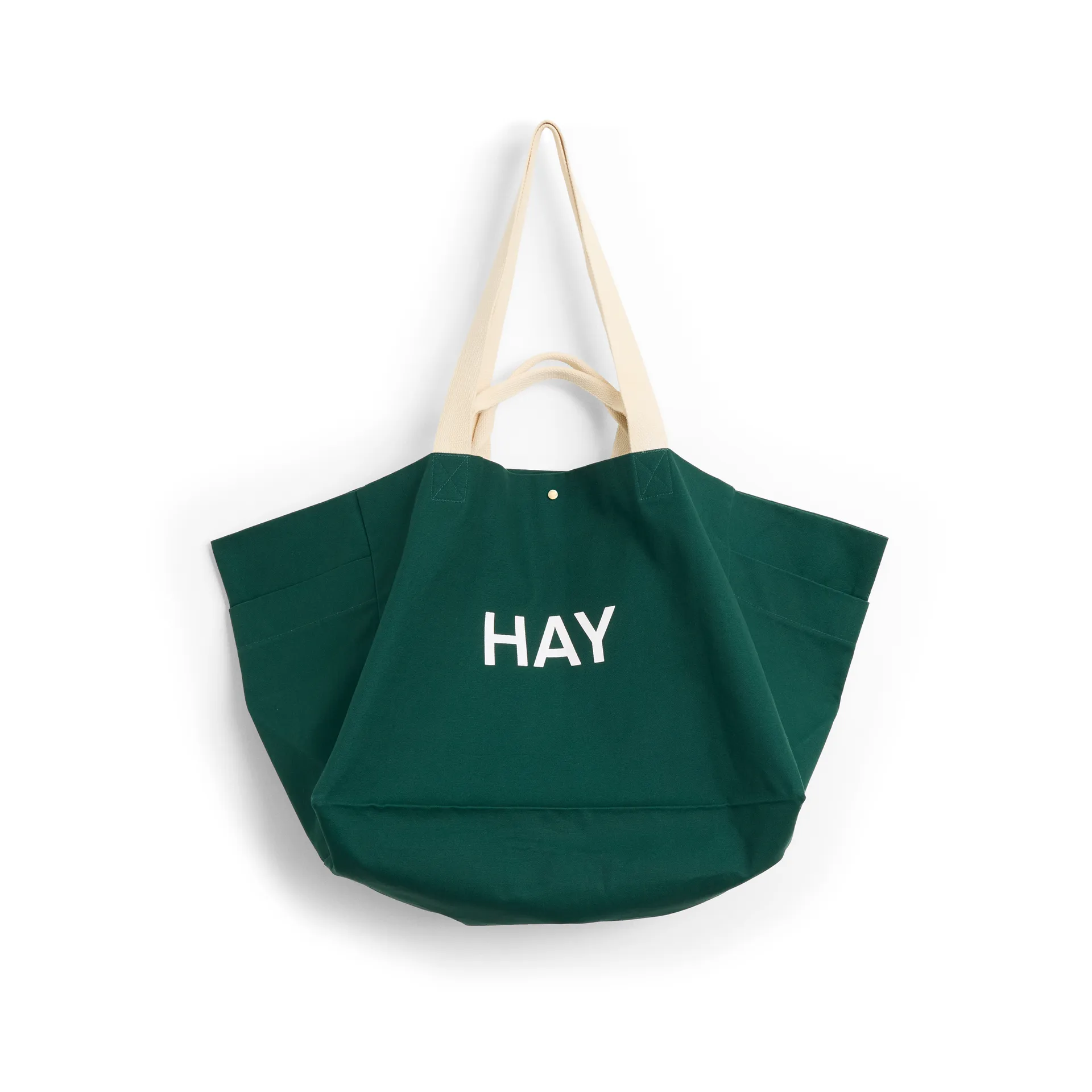 Weekend Bag Organic laukku L, Dark green HAY