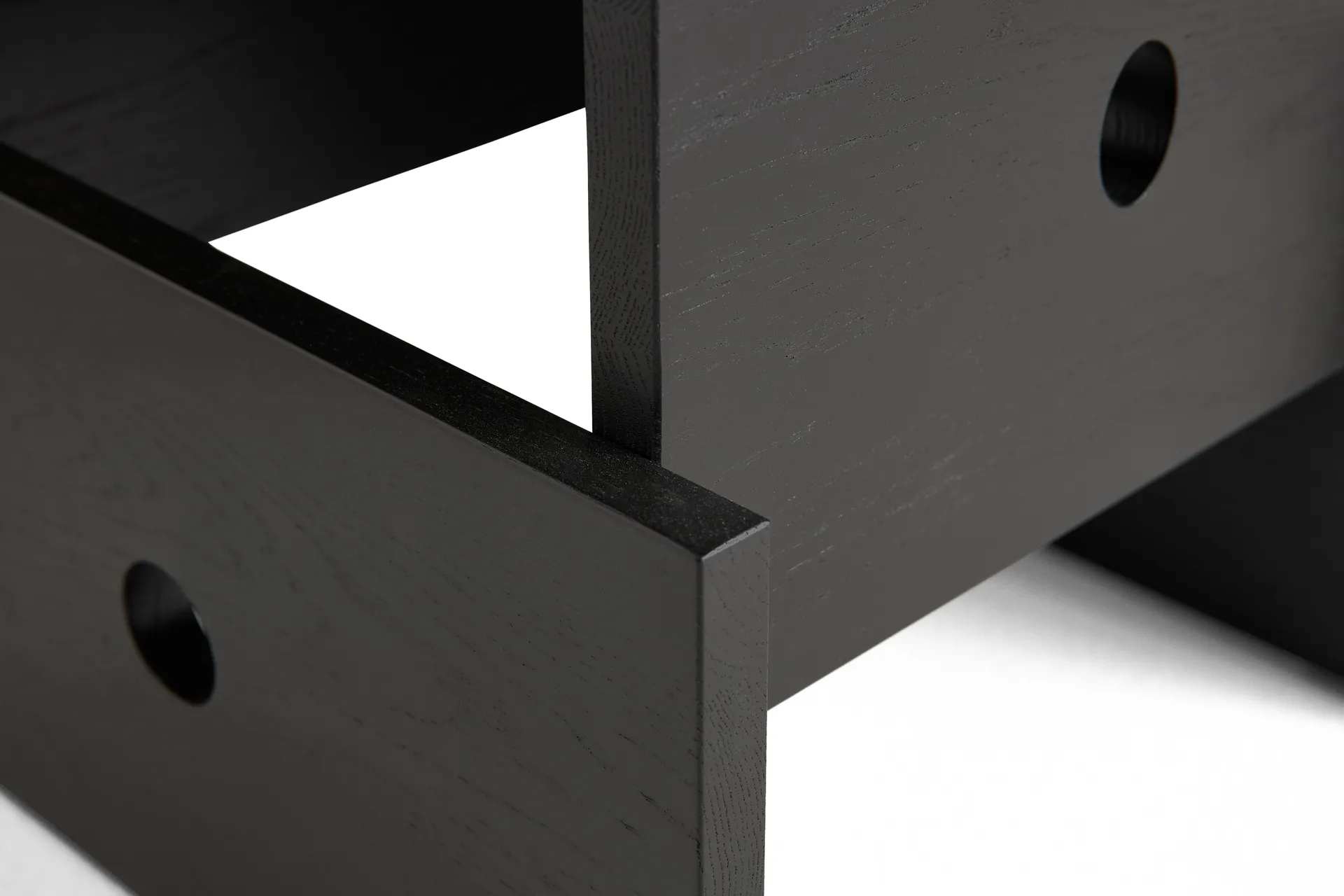 Wood Box sohvapöytä, Musta lakattu tammi HAY