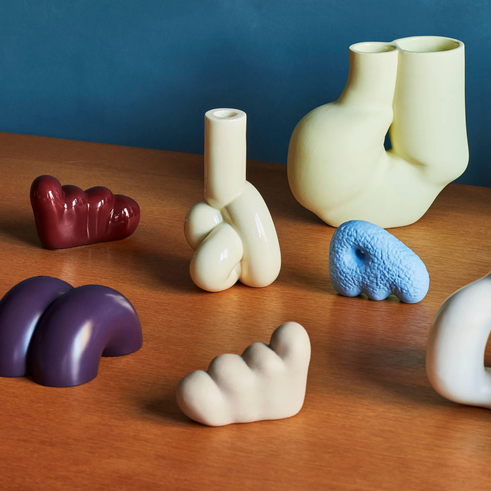 W&S Soft -kynttilänjalka, Soft yellow HAY