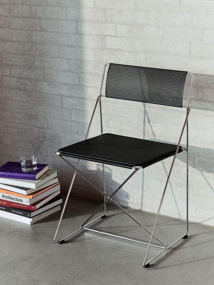 X-Line Indoor istuintyyny, Black leather HAY