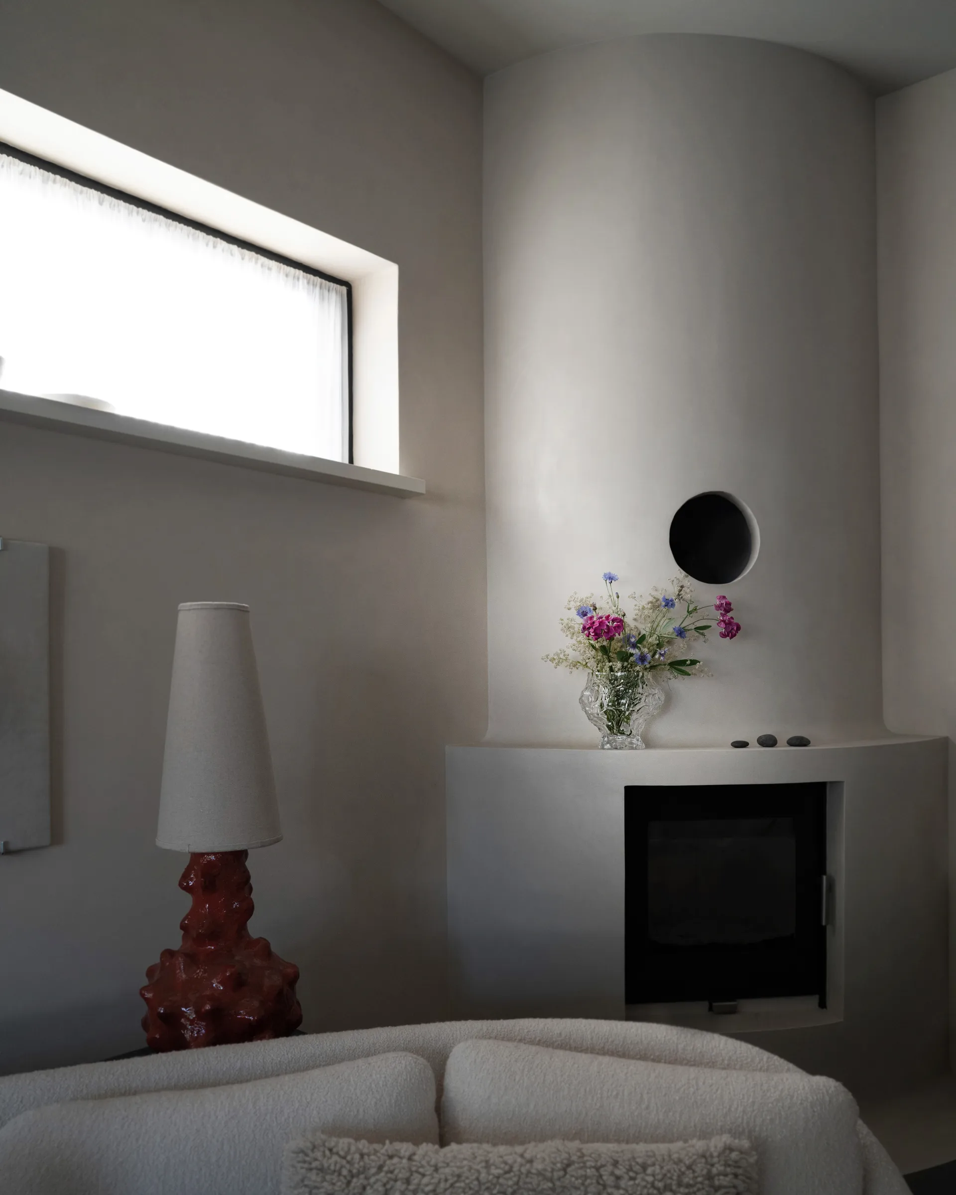 Canyon medium vaasi 18 cm, Clear Hein Studio