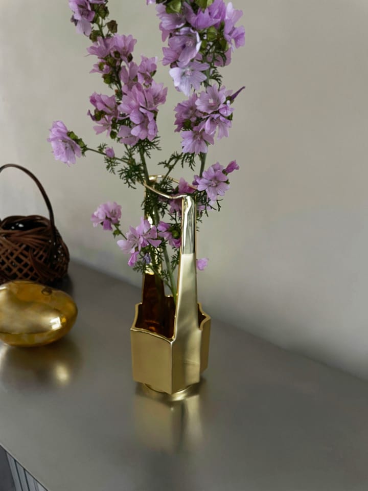 Ikebana maljakko 30 cm, Messinki Hein Studio