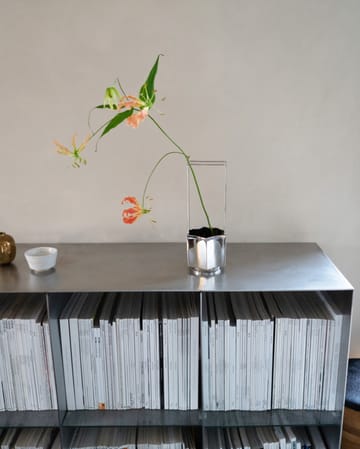 Ikebana maljakko 30 cm - Nikkeli - Hein Studio