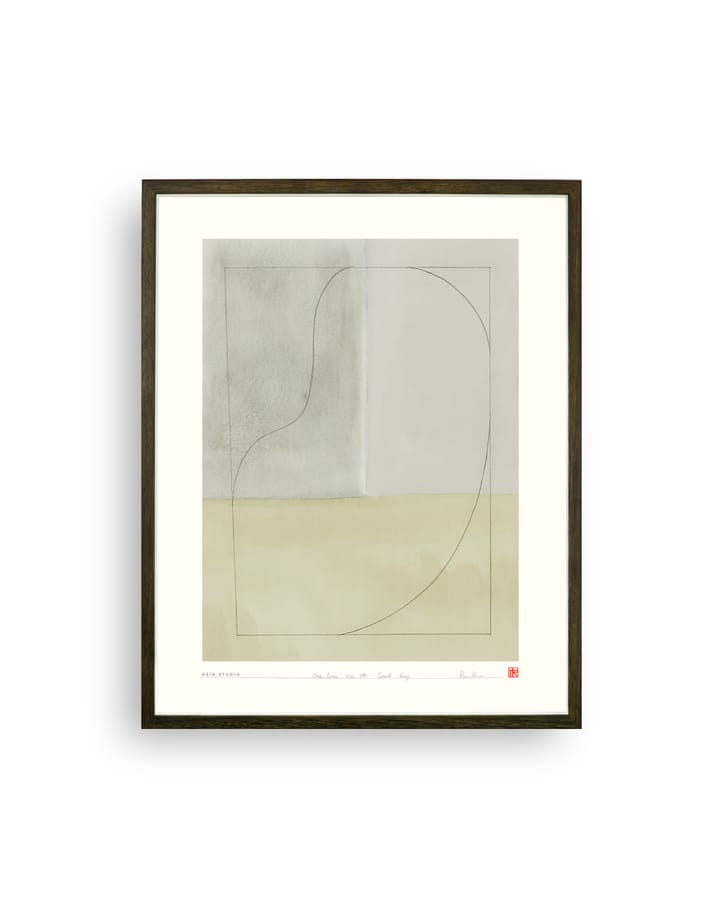 One Line -juliste 40 x 50 cm - Nro 04 - Hein Studio