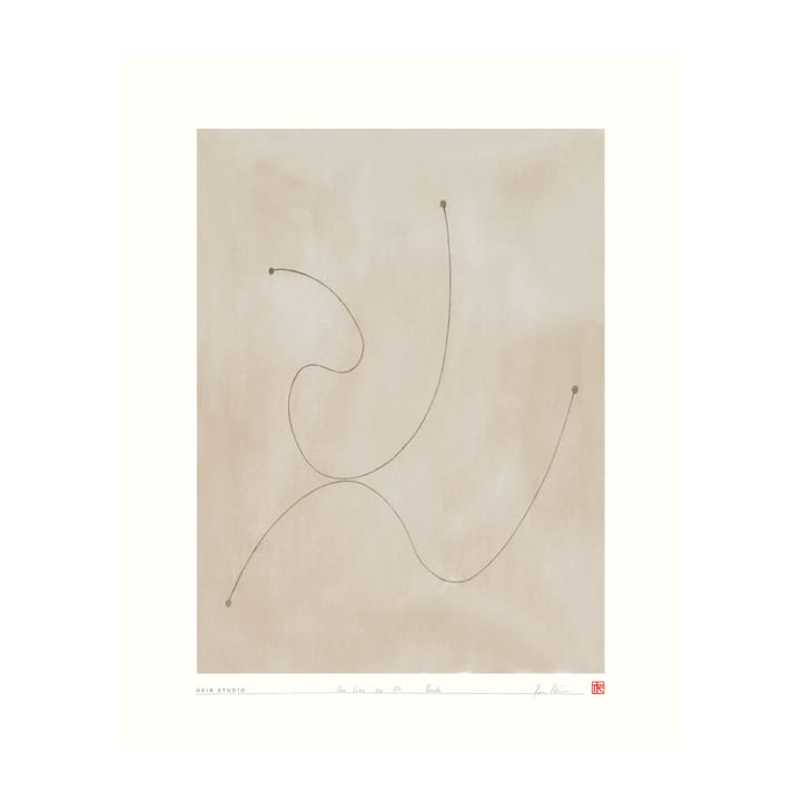 One Line -juliste 40 x 50 cm, Nro 05 Hein Studio