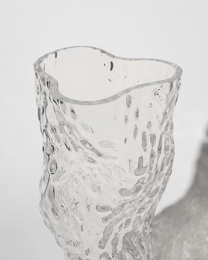 Ostrea Rock -maljakko lasia 30 cm, Clear Hein Studio