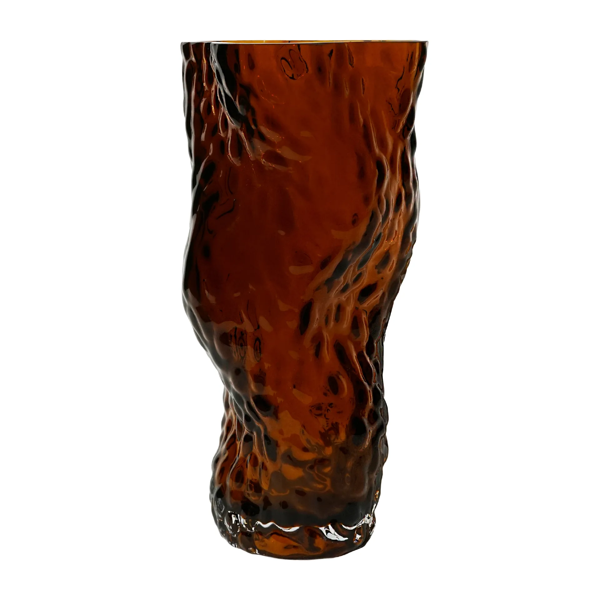 Ostrea Rock -maljakko lasia 30 cm, Rust Hein Studio