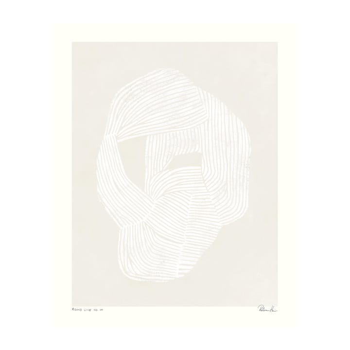 Round Line -juliste 40 x 50 cm - Nro 04 - Hein Studio