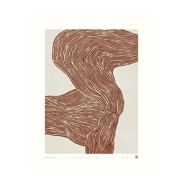 The Line -juliste 40 x 50 cm, Nro 22 Hein Studio